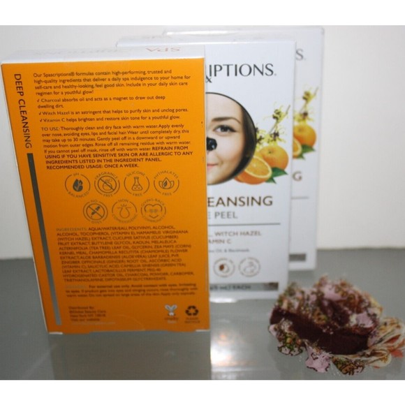 SPAscriptions Skincare Spascriptions Deep Cleansing Nose Peel 8 Ct